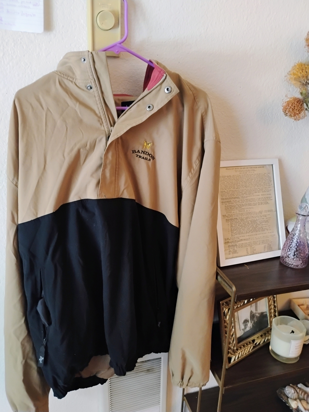 Ashworth Weather Systems Bandon Trails Golf water resistant pullover jacket